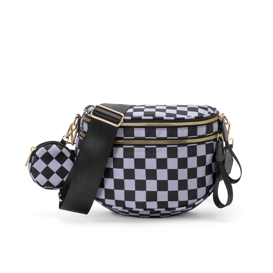 GoAnywhere - Crossbody Checkered Black