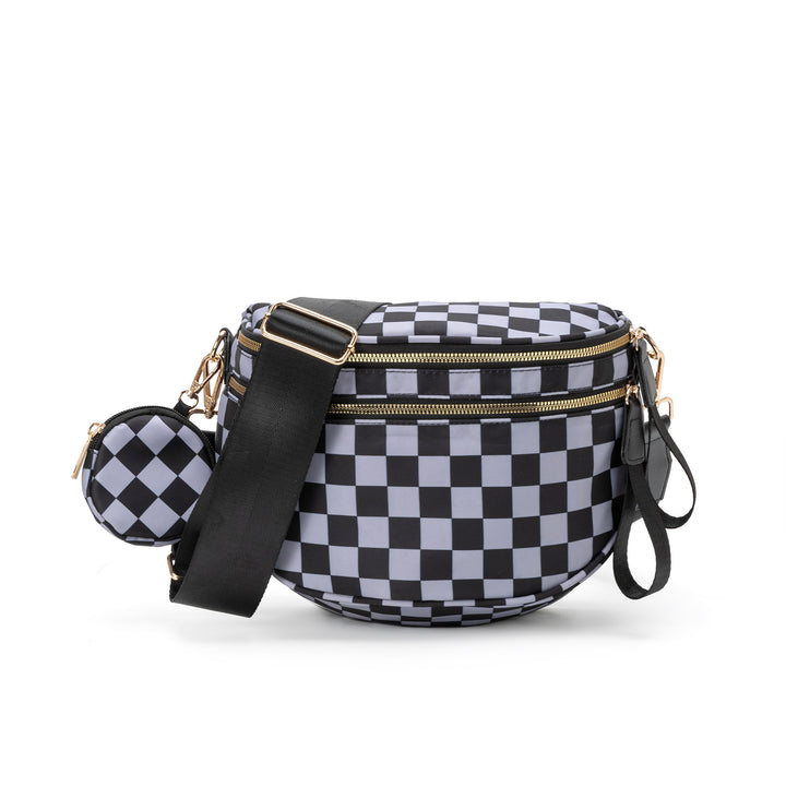 GoAnywhere - Crossbody Checkered Black