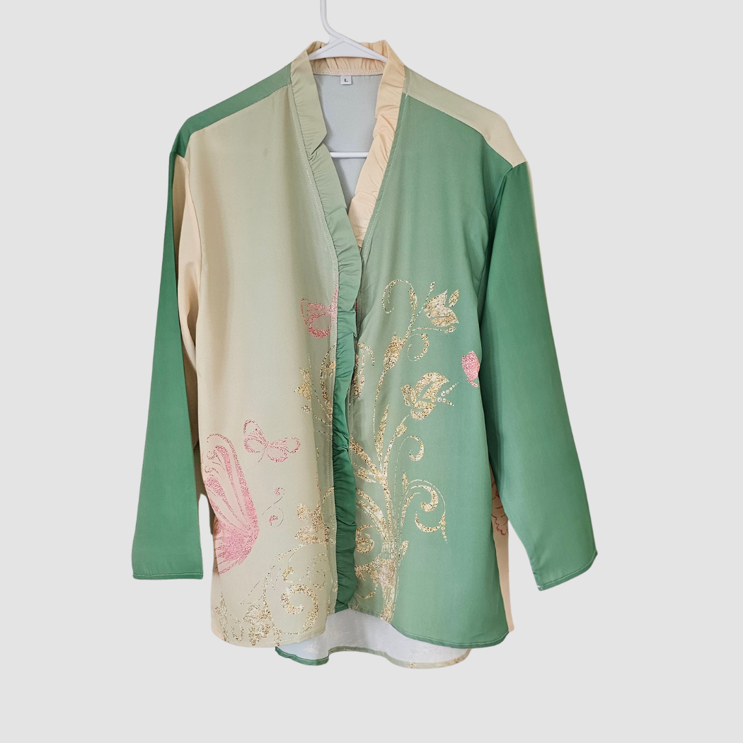 Luxe Ruffle Overshirt